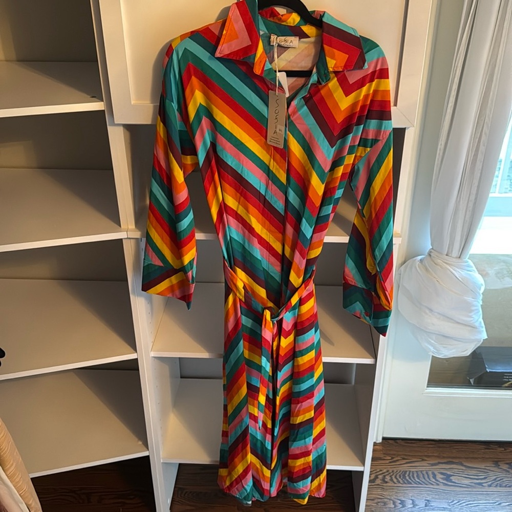 Cropped Colorful Dress Sofia